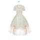 With Puji Letters and Poems-Breeze on Roses Blouse Skirt Underbust JSK OP and Sets(Pre-Order/Full Payment Without Shipping)